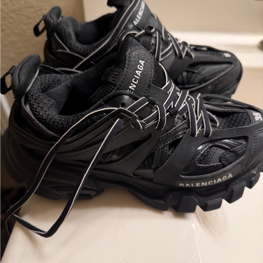 Balenciaga Men's Black Athletic Shoes